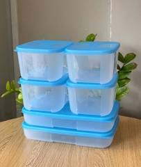 {{TUP80}} Bộ 6 hộp Tupperware trữ đông Gen I 650ml, 700ml