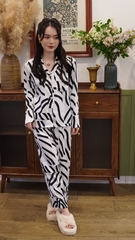 Pijama Họa Tiết Vằn Gấm