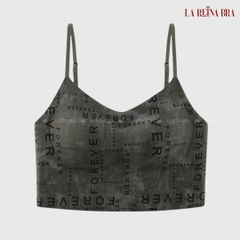 Áo Bra Croptop FOREVER Nữ Có Mút Ngực, Dáng Ôm Body, Dây Mảnh Sexy - LRAB244