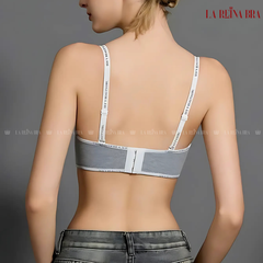 Áo Lót Nâng Ngực Chất Cotton Viền Chữ LA REINA BRA - LRAL165