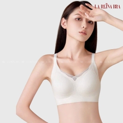 Áo Lót Nữ Gân Tăm Mỏng Nhẹ- Đệm Mỏng Định  Hình, Form Vừa Vặn Không Gọng, Mặc Cả Ngày Siêu Êm- LRAL135