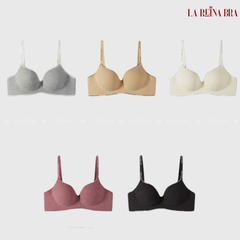 Áo Lót Nâng Ngực Chất Cotton Viền Chữ LA REINA BRA - LRAL165