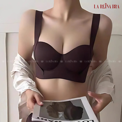 Áo Ngực Nữ LA REINA BRA Áo Lót Su Đúc Bản To Siêu Nâng Đỡ Và Làm Đầy Vòng Một Áo Không Gọng Thoáng Khí - LRAL132