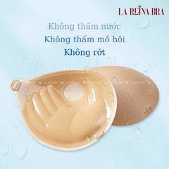 Miếng Dán Nâng Ngực Nữ LA REINA BRA  Hình Bàn Tay Siêu Dày Siêu Dính, Áo Dán Ngực Tạo Khe - LRDN001