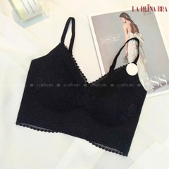 Áo Bra Nữ Ren Mềm Thiết Kế Tinh Tế, Sang Trọng, Đệm Mỏng Định Hình Khuân Ngực - LRAB249