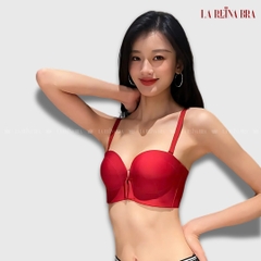 Áo Ngực Nữ Cài Trước Dây Có Tháo Rời Chất Su Thông Hơi Thoáng Mát Đệm 3cm Không Gọng Không Viền - LRCN066
