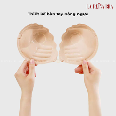Miếng Dán Nâng Ngực Bàn Tay Thông Hơi LA REINA BRA Thoáng Mát Nâng Ngực Khoe Vòng Một Quyến Rũ Áo Dán Ngực - LRDN023