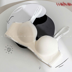 Áo Lót Nâng Ngực Chất Cotton Viền Chữ LA REINA BRA - LRAL165