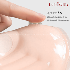 Miếng Dán Nâng Ngực Nữ LA REINA BRA  Hình Bàn Tay Siêu Dày Siêu Dính, Áo Dán Ngực Tạo Khe - LRDN001