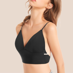 Áo Ngực Nữ LA REINA BRA Áo Lót Nữ Hở Lưng Chất Liệu Lụa Cao Cấp Dây Mỏng Đệm Mỏng 1cm - LRAB035
