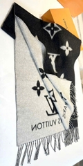 Khăn Louis Vuitton Dạ Đen Cashmere