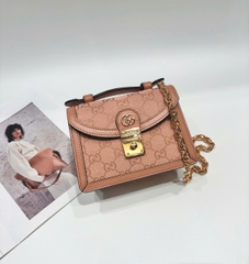 Gucci Padlock Mini GG Supreme Pink