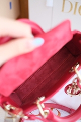 Túi Xách Lady Dior Djoy Micro Đỏ