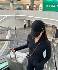 Ysl mũ đen lưỡi trai