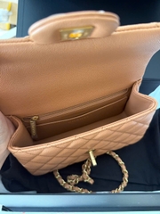 Túi Xách Chanel Mini 8 Top Handle Beige