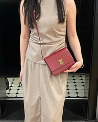 Túi Xách Woc Burberry Đỏ
