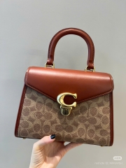 Túi Xách Coach Sammy Top Handle Mono Canvas Mix