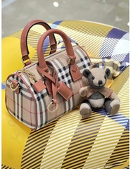 Túi Xách Burberry Check Beige Basic