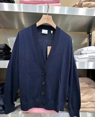 Cardigan Burberry Cổ Tim
