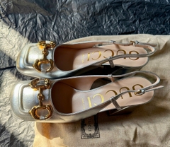 Slingback Gucci 1955 Silver
