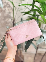 Túi Clutch Coach Hồng