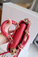 Túi Xách Lady Dior Djoy Micro Đỏ
