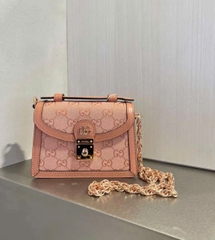 Gucci Padlock Mini GG Supreme Pink