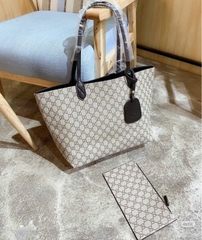 Túi xách Gucci Tote Neverfull Mono Mix