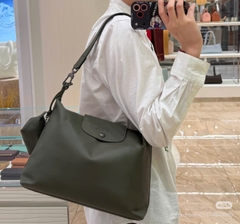 Longchamp Hobo Da Bê Olive