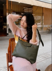 Longchamp Hobo Da Bê Olive