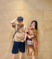 Trống Burberry Speedy Nâu Choco