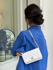 Túi Xách Woc Chanel Trắng