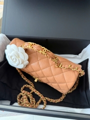 Túi Xách Chanel Mini 8 Top Handle Beige