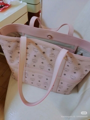 Túi Tote Mcm Neverfull Delmy Hồng