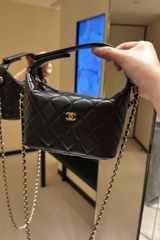Chanel mini hobo caviar