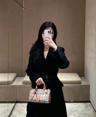 Túi Xách Burberry Check Beige Basic
