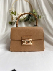 Túi Xách Furla Top Bella Nâu Caramello