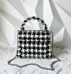 Furla 1927 Top Mini Vải Tweed