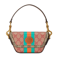 Túi Xách Nữ Gucci GG Mini Monogrammed Coated-canvas Messenger Bag