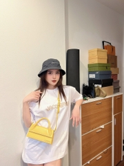 Mũ Jacquemus Le Bob Picchu In Black Cotton Màu Đen