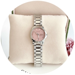 Đồng Hồ Gucci G-Timeless Pink Dial Stainless Steel Ladies Watch