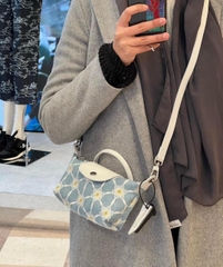 Túi Longchamp Le Pliage Marguerites Daisy Denim Mini Pouch