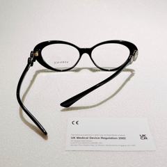 Kính VERSACE Gọng oval mèo đen