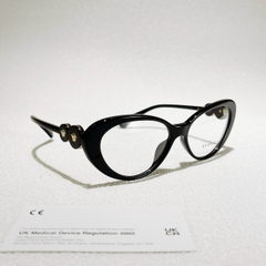 Kính VERSACE Gọng oval mèo đen