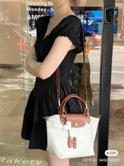 Túi  Longchamp Le Pliage Large Beige With Handle Paper