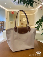 Túi  Longchamp Le Pliage Large Beige With Handle Paper
