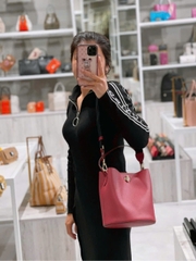 Túi Furla bucket Danae đỏ chili