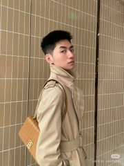 Túi BURBERRY Lola Màu Caramel