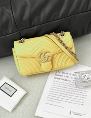 Gucci marmont sz small tone vàng mơ