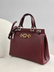 Túi Gucci Zumi Grainy Leather Top Handle Bag
